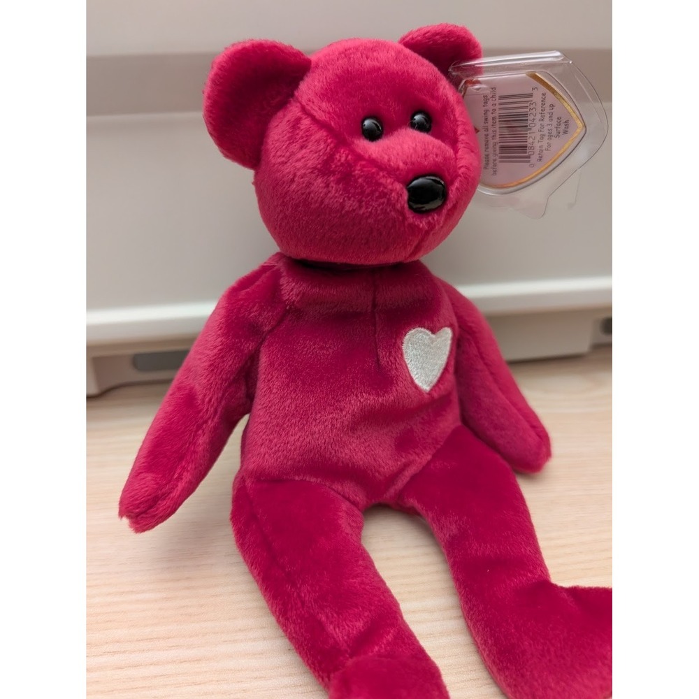Ty Beanie Baby Valentina Bear Heart‎ Collectible Plush Toy Love Pink Valentine